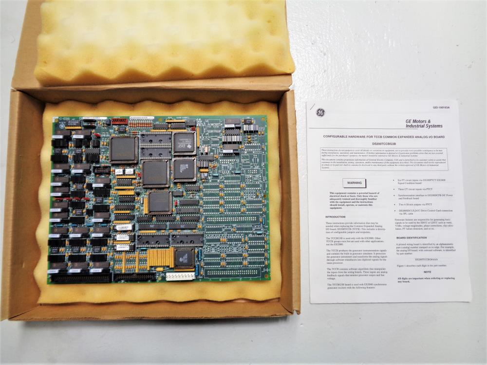 GE Common Expanded Analog I/O Board DS200TCCBG8BED